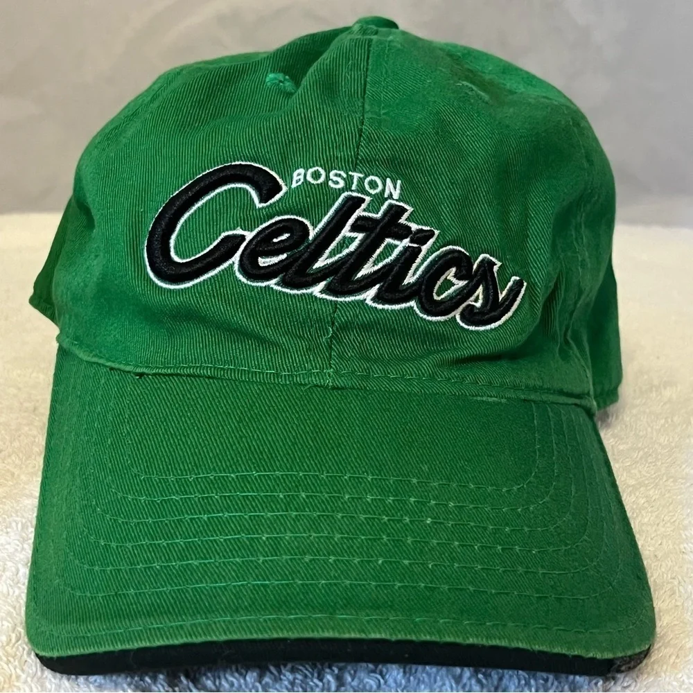 Boston Celtics Green & Black Adjustable Cotton Basketball Cap by NBA Elevation